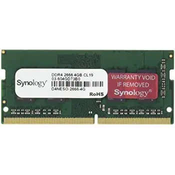 Synology D4NESO-2666-4G memory module 4 GB 1 x 4 GB DDR4 2666 MHz