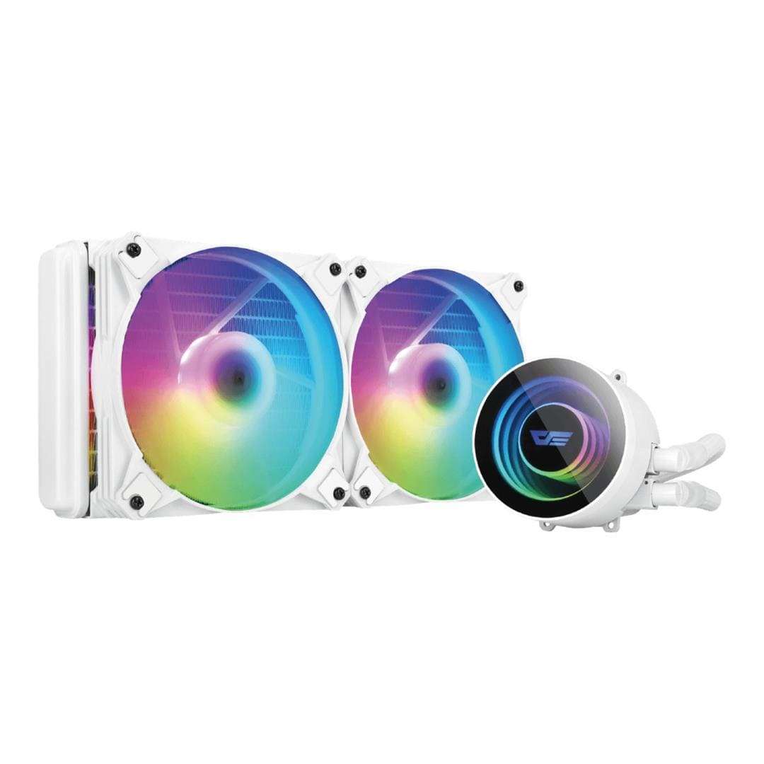darkFlash DX240 V2.6 Liquid CPU Cooler White