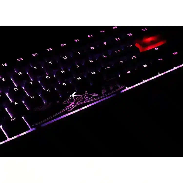 Ducky One 2 Pro Mini 60 Cherry MX Blue Clicky Mechanical Wired Gaming Keyboard - Black