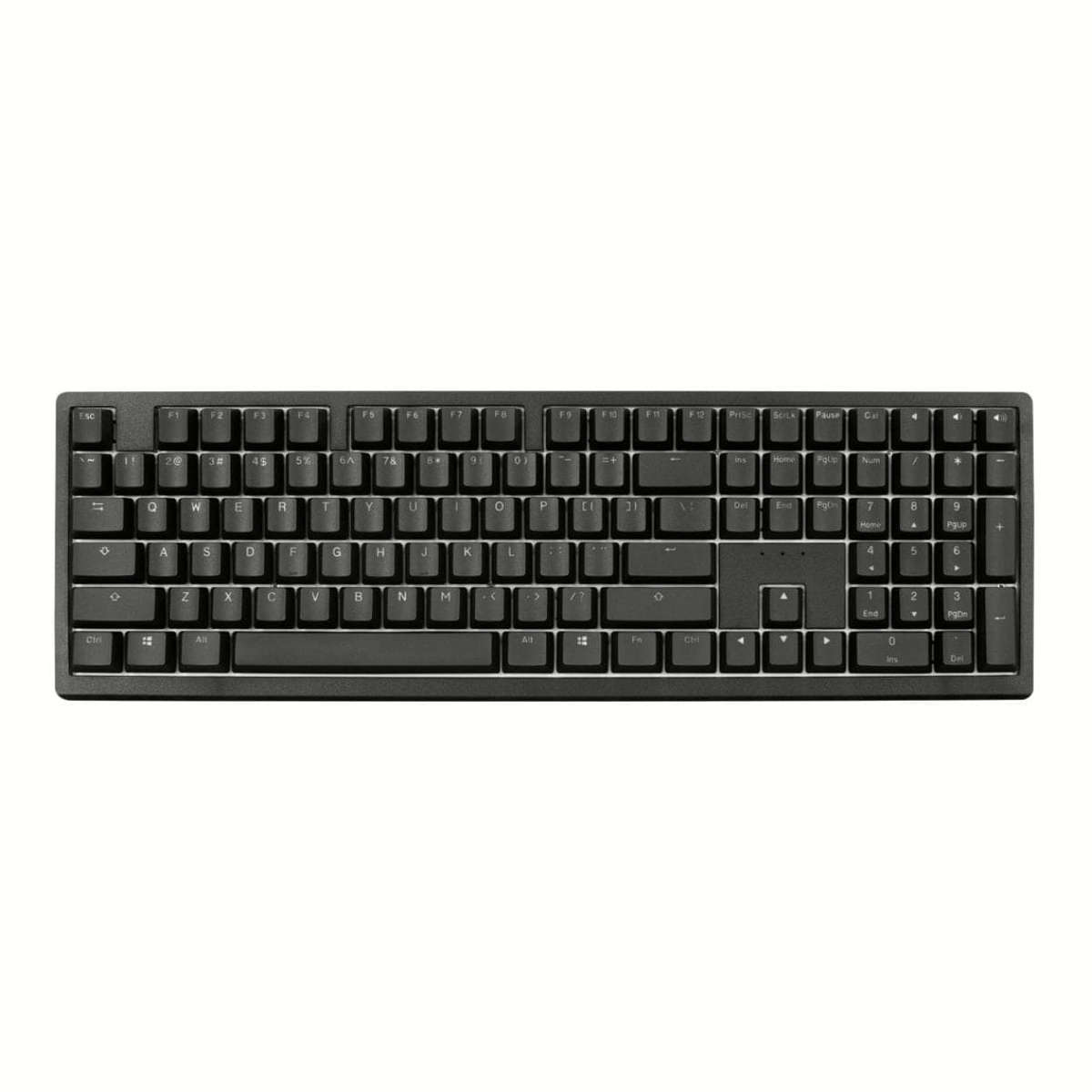 Ducky Zero 6108 Wireless RGB Gaming Keyboard Black with Cherry MX2A Speed Silver Linear Switches