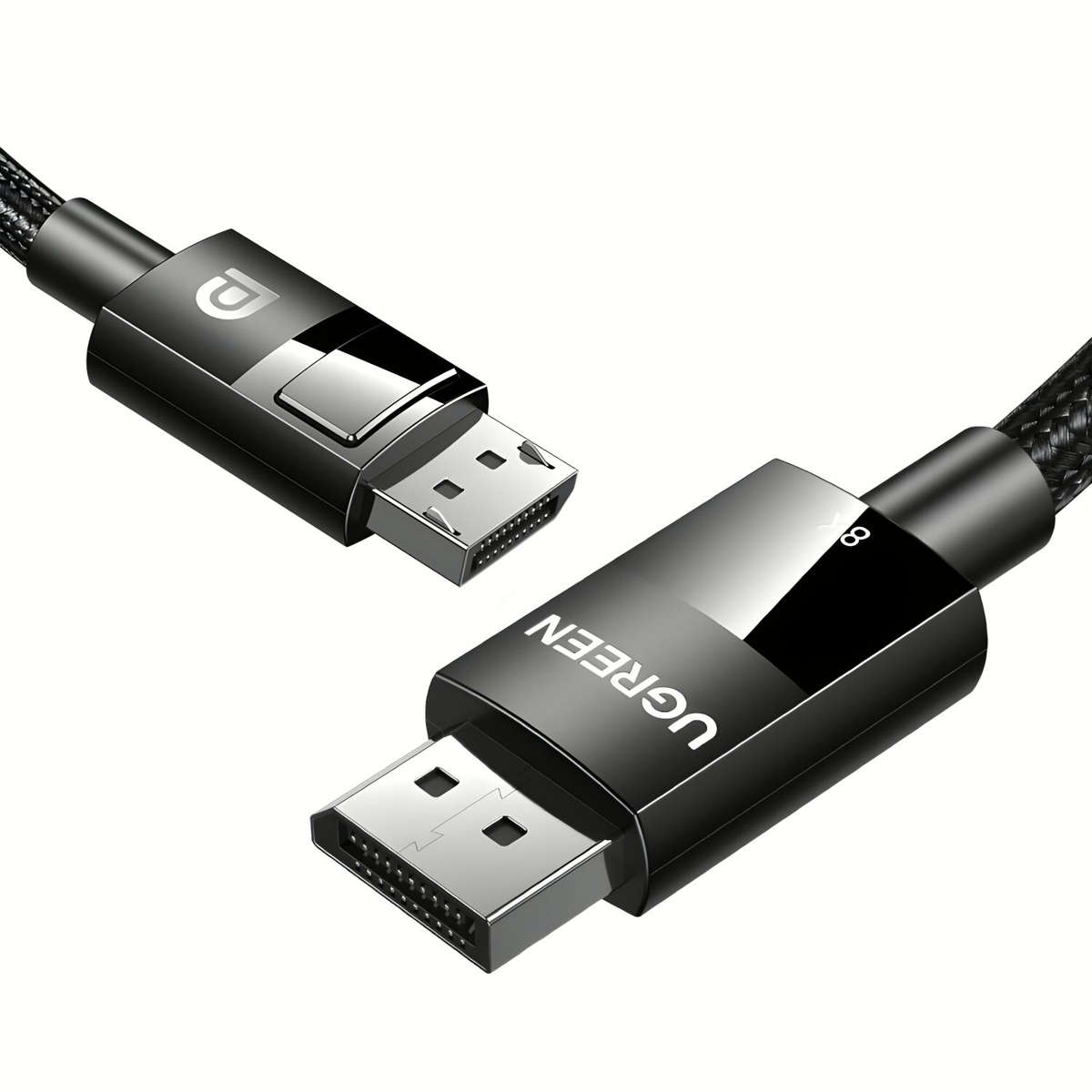 UGREEN DP114 8K DisplayPort Male to Male Braided Cable 2m