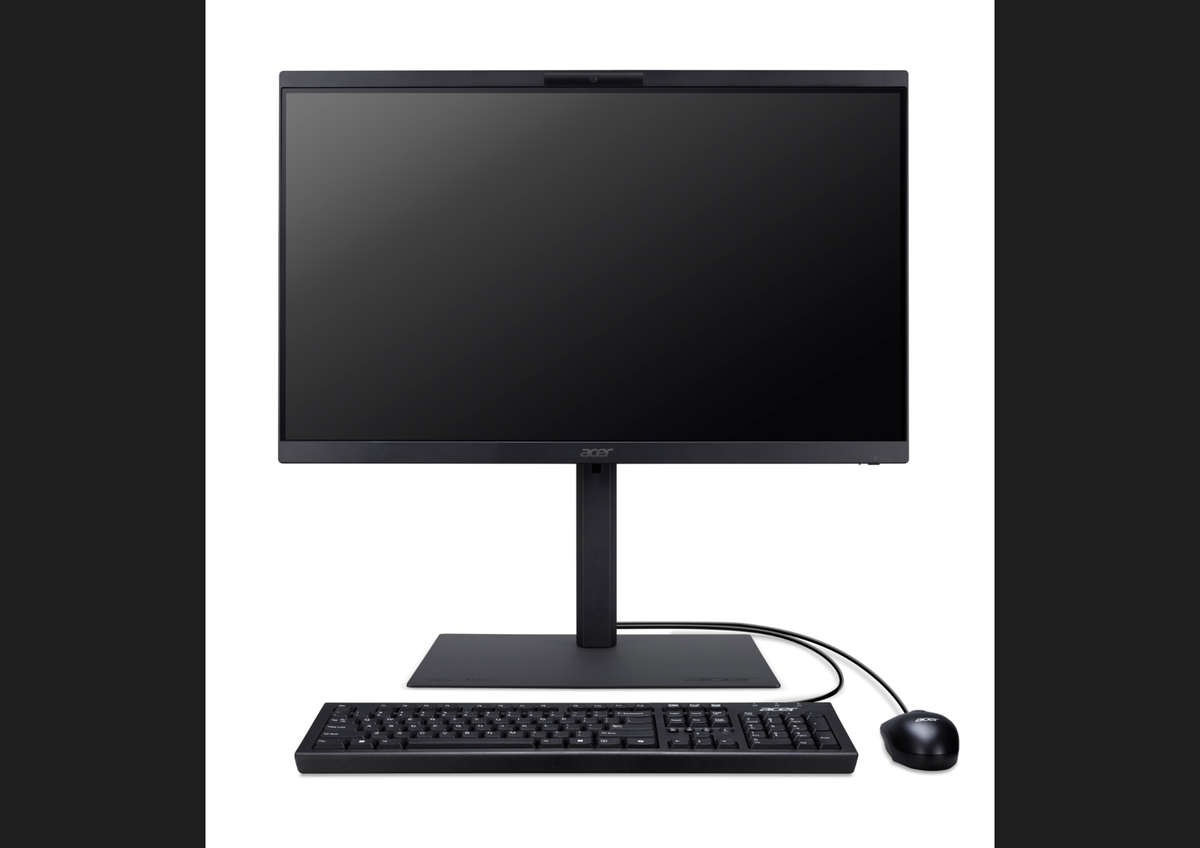 Acer AIO VZ4734GT 23.8" FHD Non-Touch Intel Core U5 225 Processor 16GB DDR5 Memory 512GB SSD M.2 ...