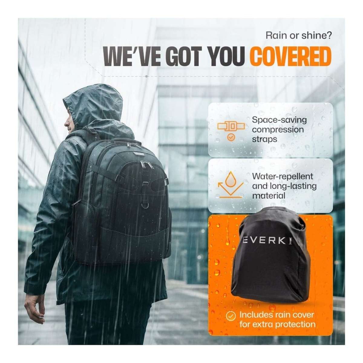 Everki 18.4-inch Busimess 120 Pro Notebook Backpack Black