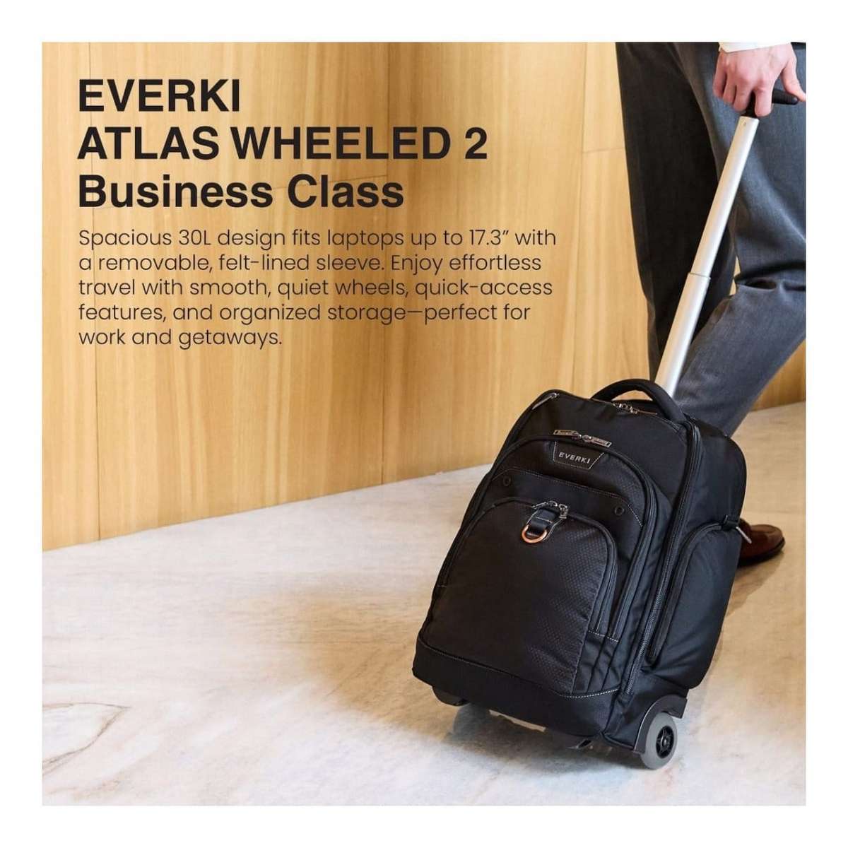 Everki 17.3-inch Atlas Wheeled 2 Notebook Backpack