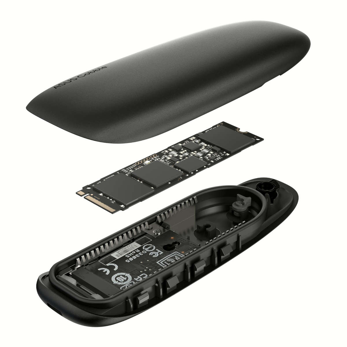 Asus Cobble M.2 SSD Enclosure - Black