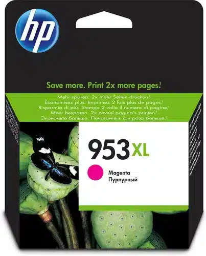 HP 953XL Magenta High Yield Printer Ink Cartridge Original F6U17AE Single-pack