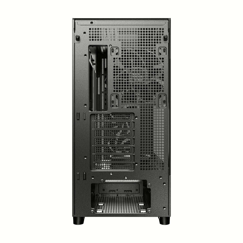 Antec FLUX ATX WOOD Mid Tower Gaming Chassis  Black