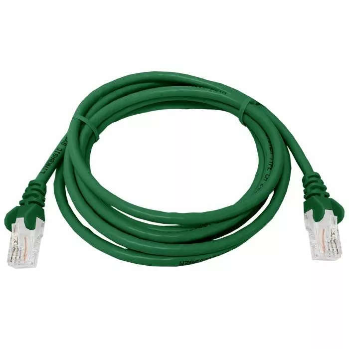 Linkbasic 2m Flylead Cat5e UTP Green