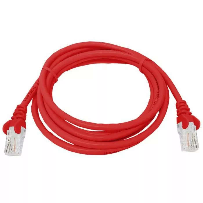 Linkbasic 2m Flylead Cat5e UTP Red