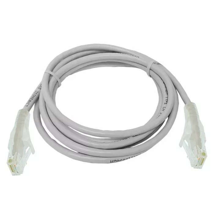 Linkbasic 2m UTP Cat6a Flylead Cable - Grey