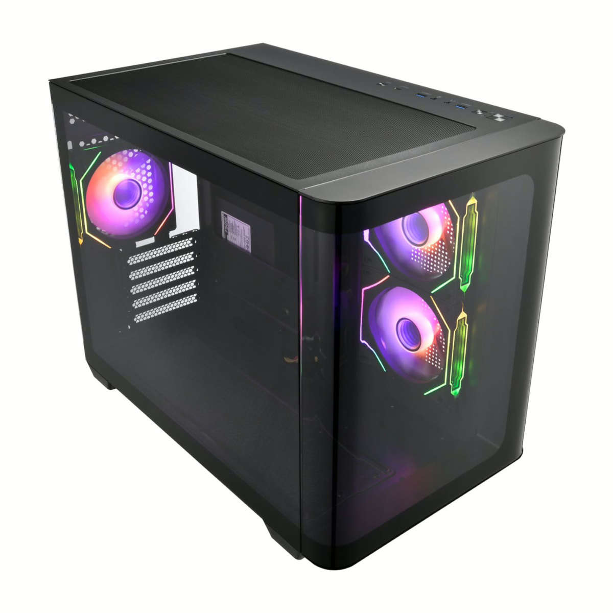 FSP S380 M-ATX ARGB Gaming Chassis and VITA GM 750W Power Supply Bundle