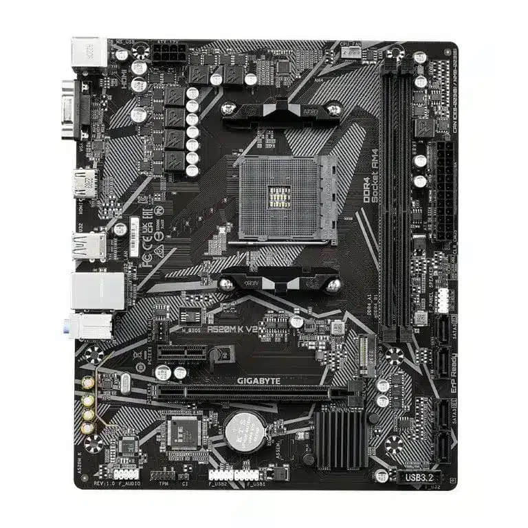 Gigabyte A520M K V2 AMD Socket AM4 mATX Motherboard