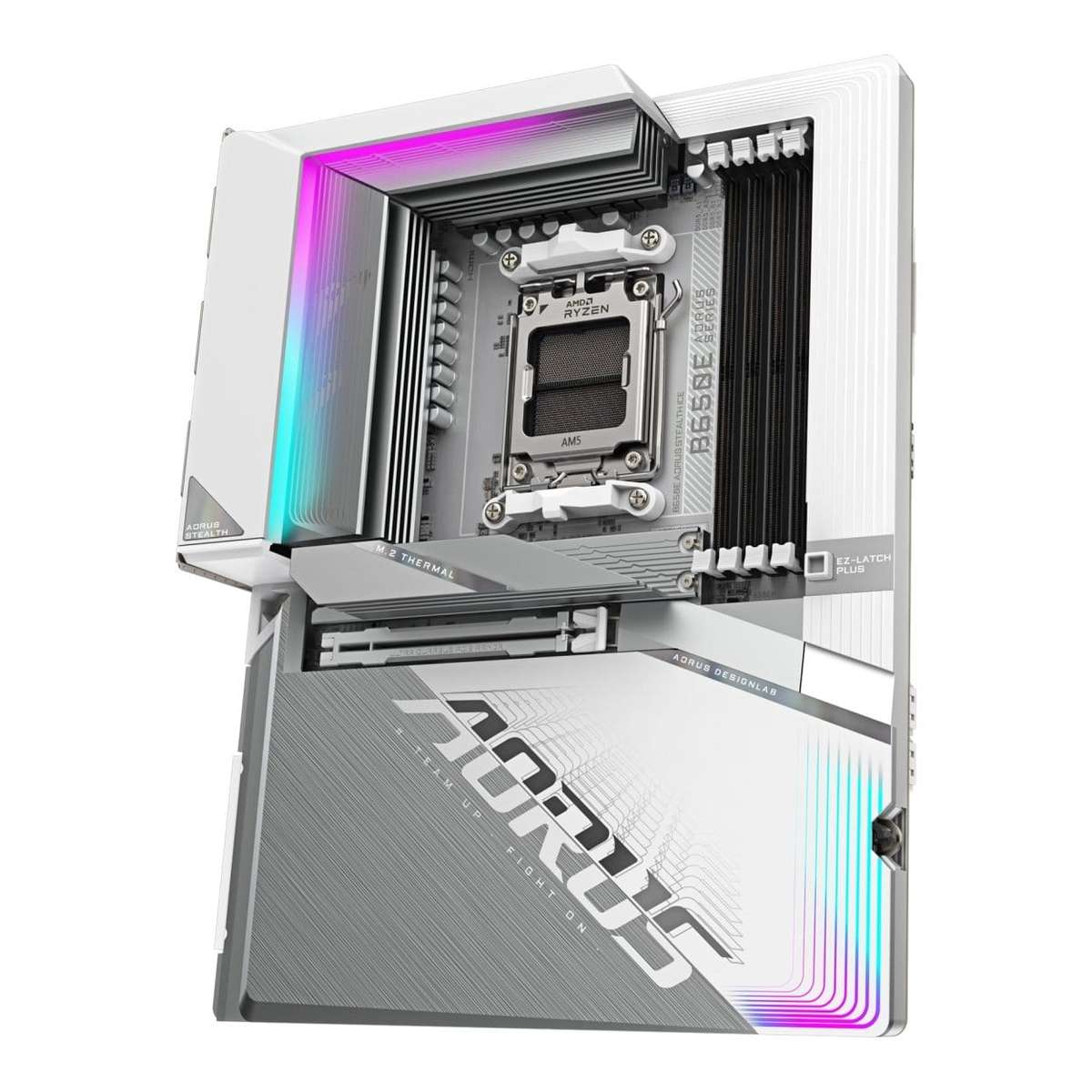 Gigabyte B650E AORUS STEALTH Wi-Fi 7 ICE AMD B650 Ryzen Socket AM5 ATX Motherboard