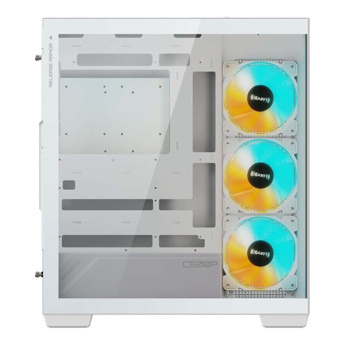 Gigabyte C500 Panoramic Stealth Ice Midi Tower PC Case White