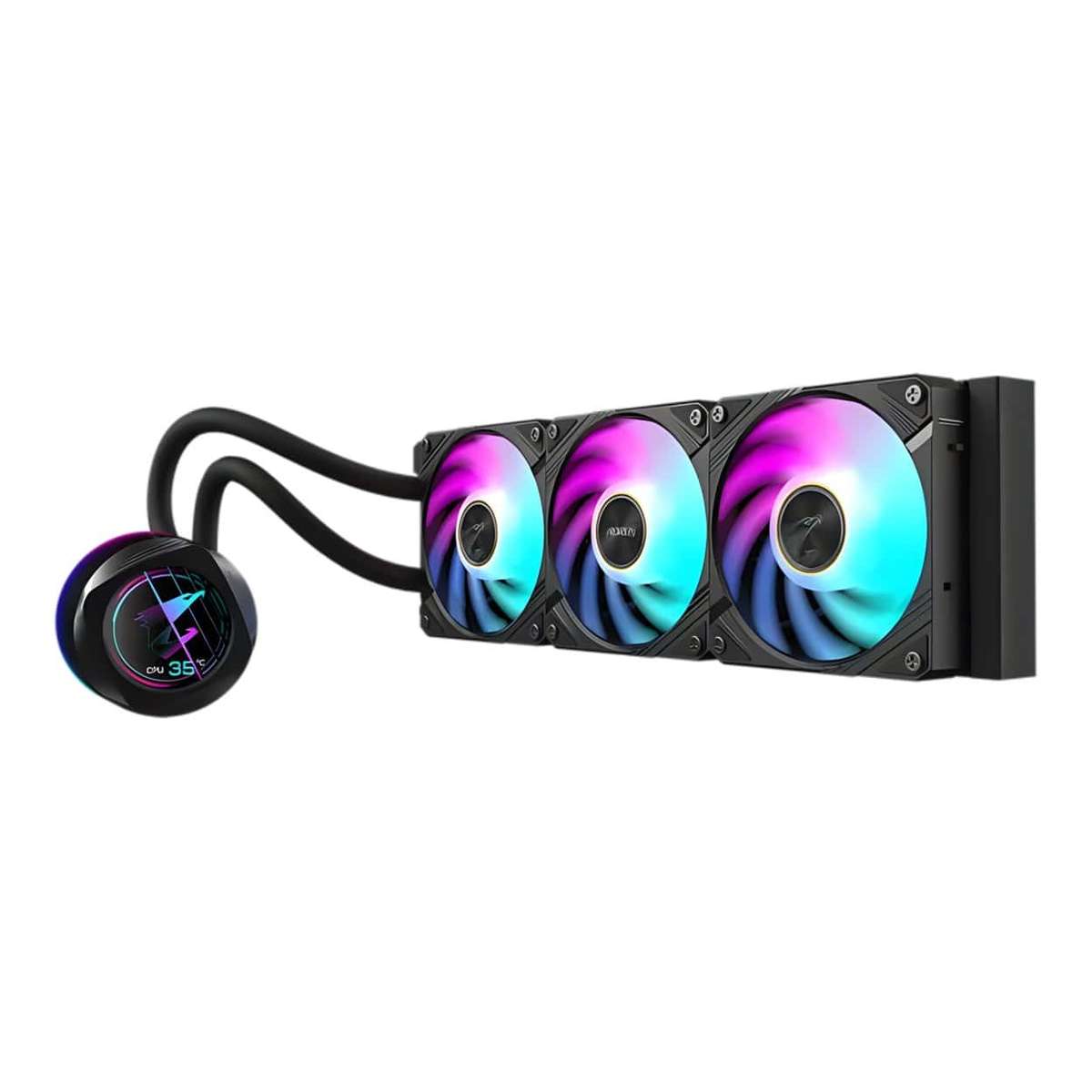 Gigabyte AORUS WATERFORCE X II 360 AIO Liquid CPU Cooler Black