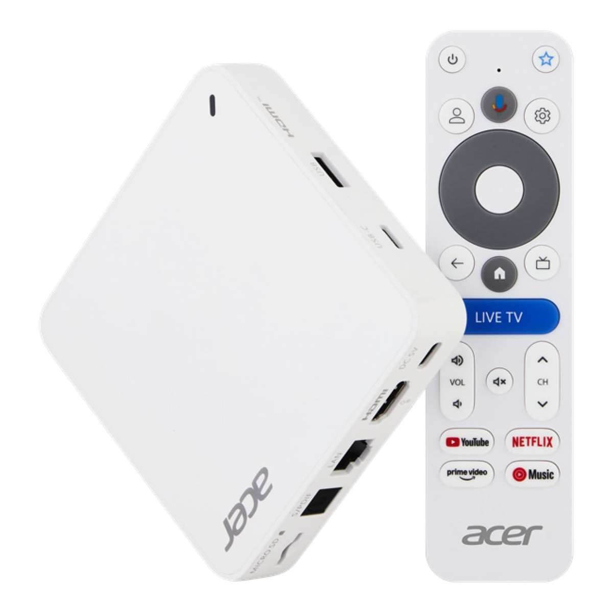 Acer ASB510 4K Google TV Streaming Box