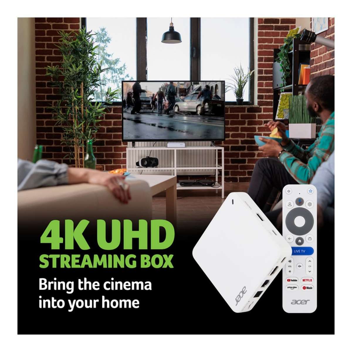 Acer ASB510 4K Google TV Streaming Box