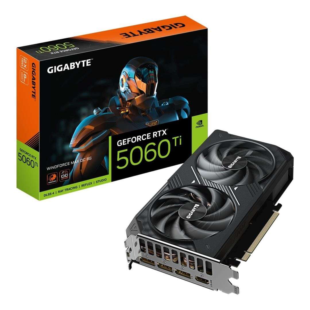 Gigabyte GeForce RTX 5060 Ti Windforce Max OC 8G 8GB GDDR7 Graphics Card