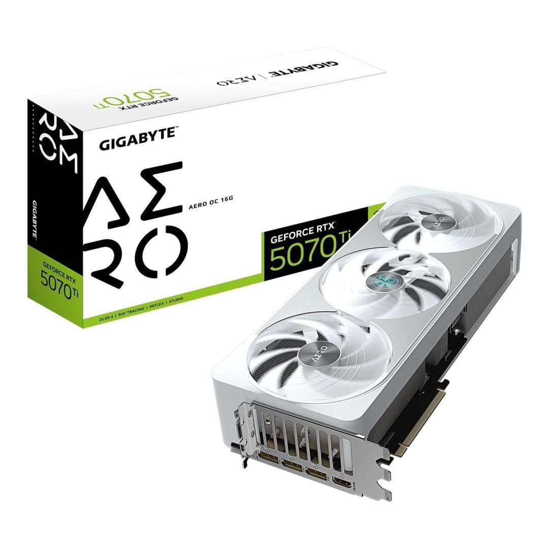 Gigabyte GeForce RTX 5070 Ti Aero OC 16G 16GB GDDR7 Graphics Card