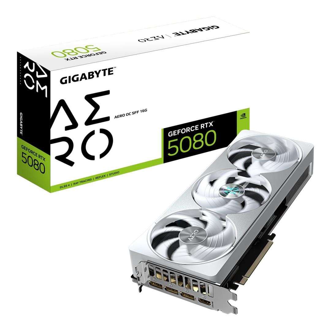 Gigabyte GeForce RTX 5080 AERO OC SFF 16GB GDDR7 Graphics Card