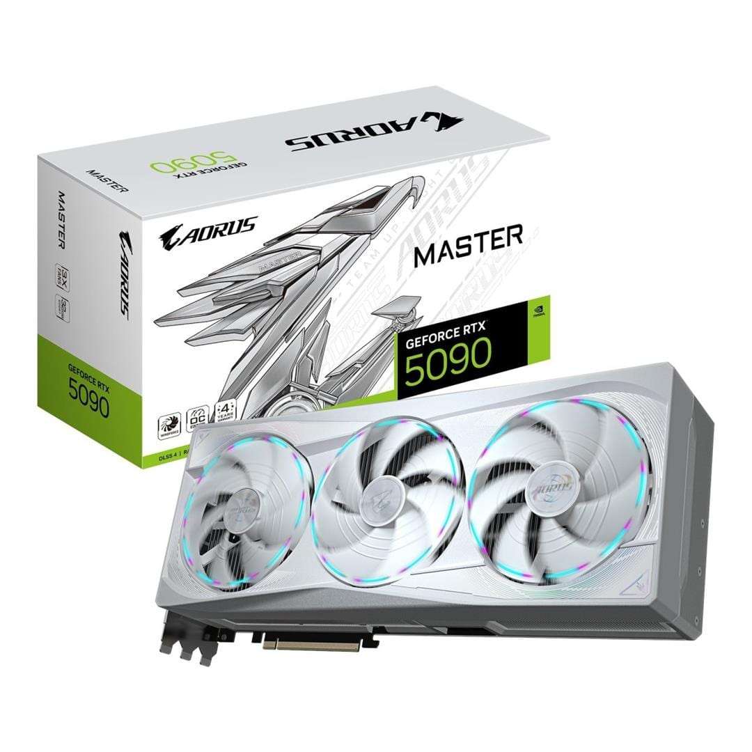 Gigabyte AORUS GeForce RTX 5090 Master ICE 32GB GDDR7 Graphics Card