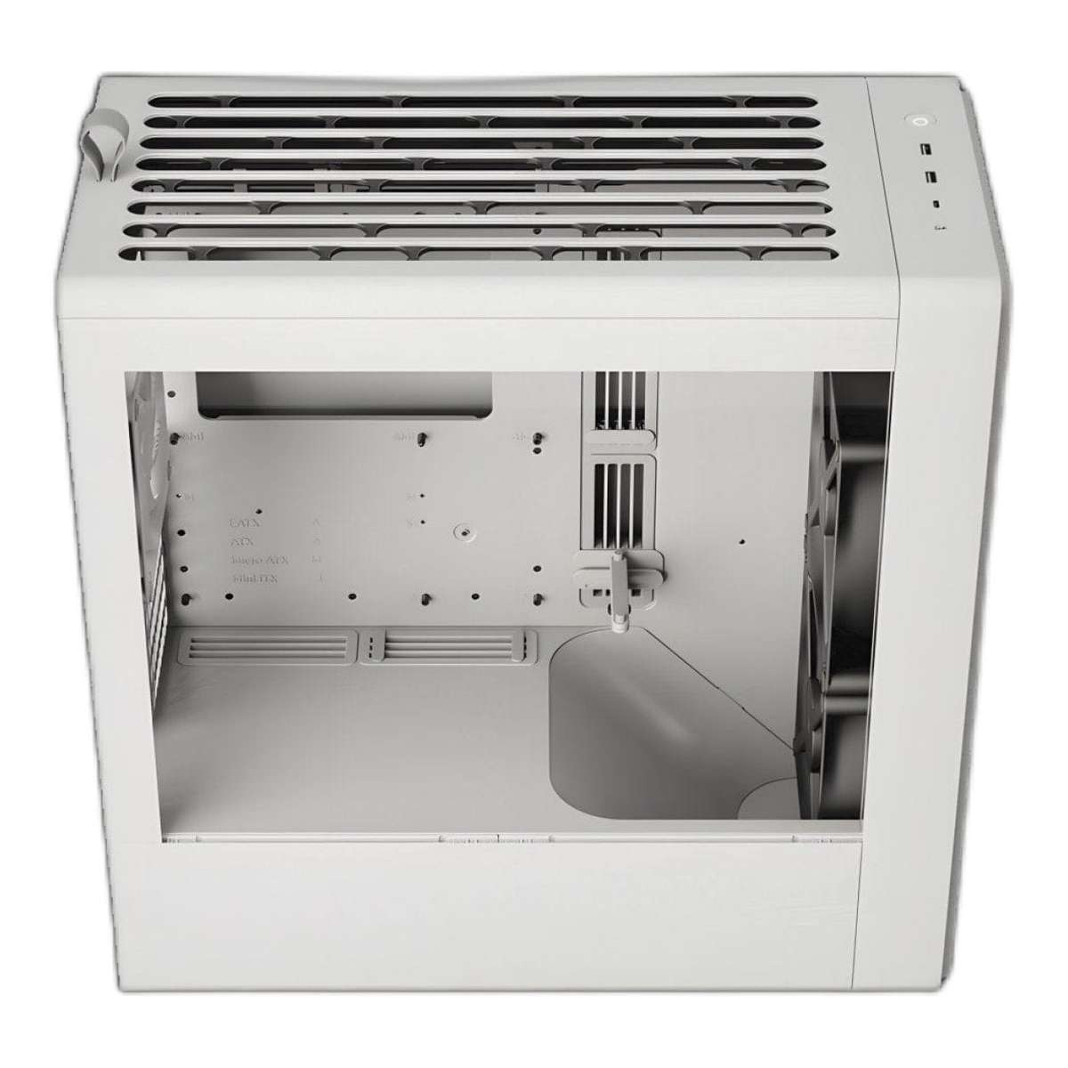 HAVN BF 360 Tempered Glass E-ATX Mid Tower Gaming PC Case White