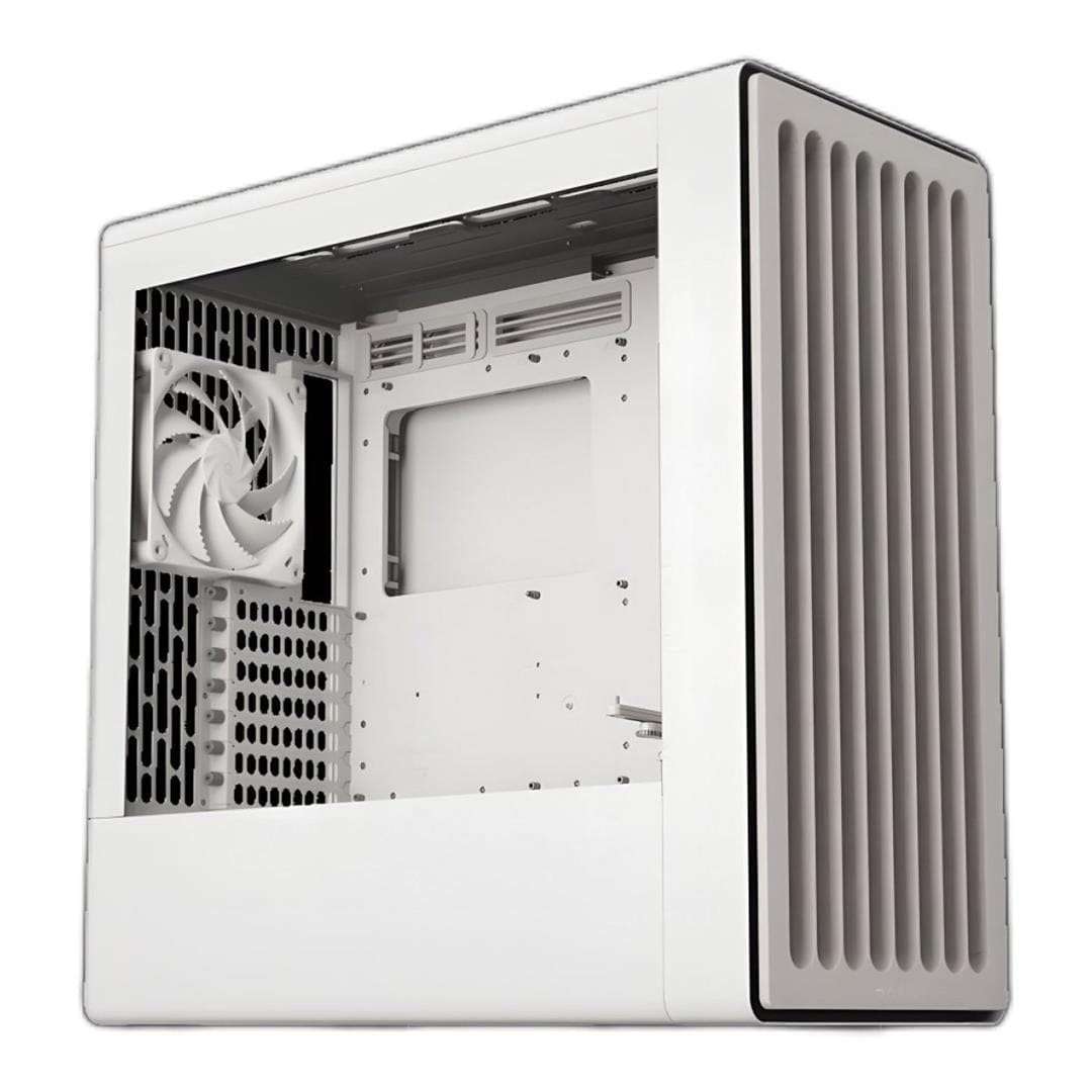 HAVN BF 360 Flow Tempered Glass E-ATX Mid Tower Gaming PC Case White
