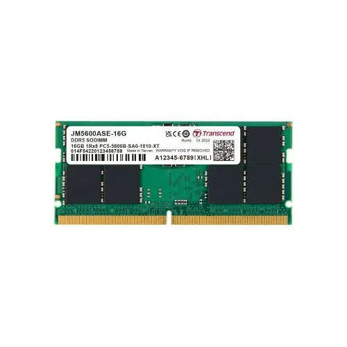 Transcend JetRam Memory Module 16 GB 1 x 16 GB DDR5 5600 MHz ECC