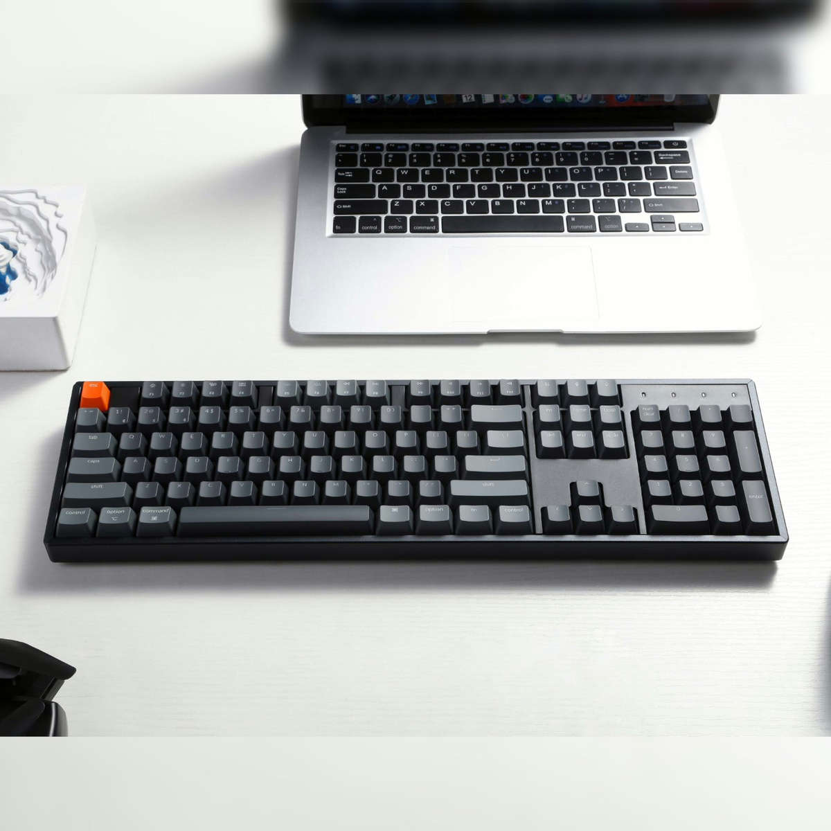 Keychron K10 QMK Full-size RGB Wireless Custom Mechanical Keyboard V.2 (Super RED Switch) ? Black