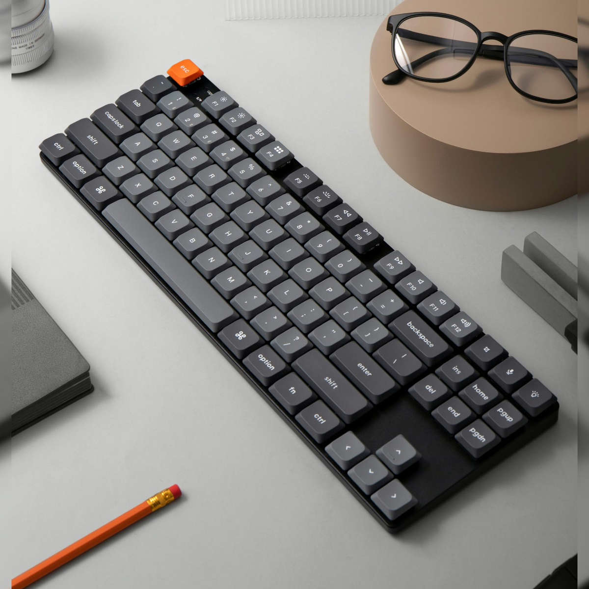 Keychron K1 Max QMK/VIA 80% Wireless Custom Mechanical Keyboard | BROWN Switches