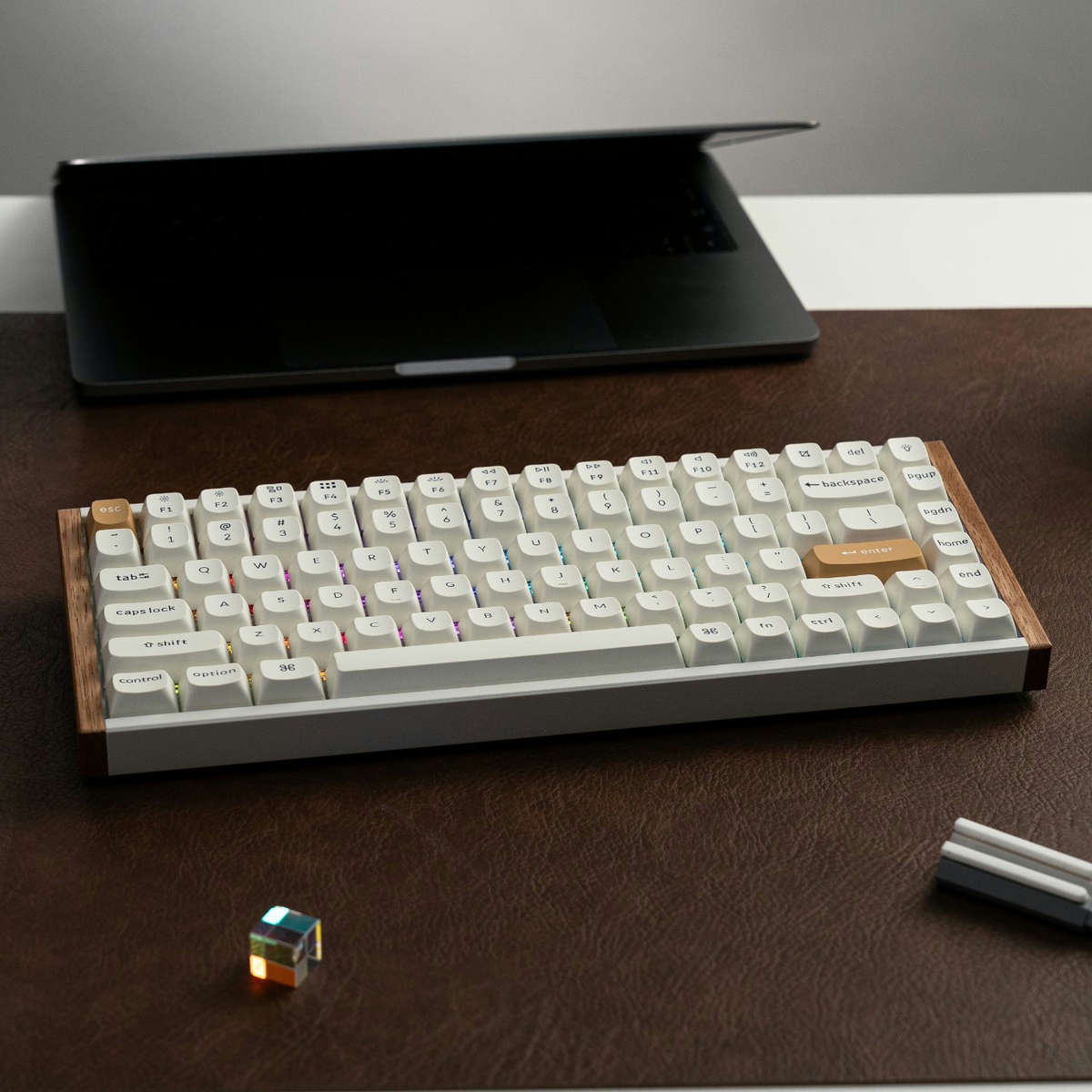 Keychron K2 HE Wireless Special Edition Magnetic Custom Keyboard | NEBULA Switch  White