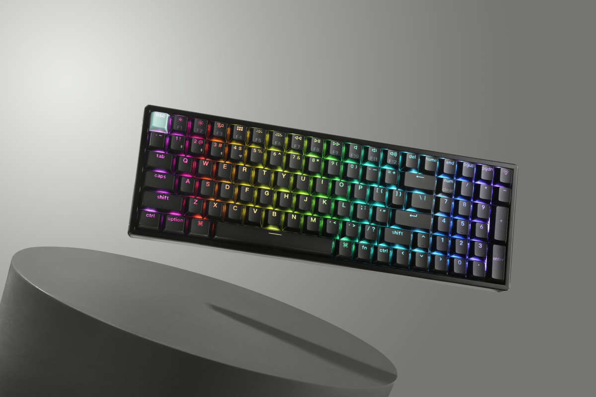 Keychron K4 HE 96% Magnetic Switch Hot-Swap RGB Wireless Keyboard ? Black