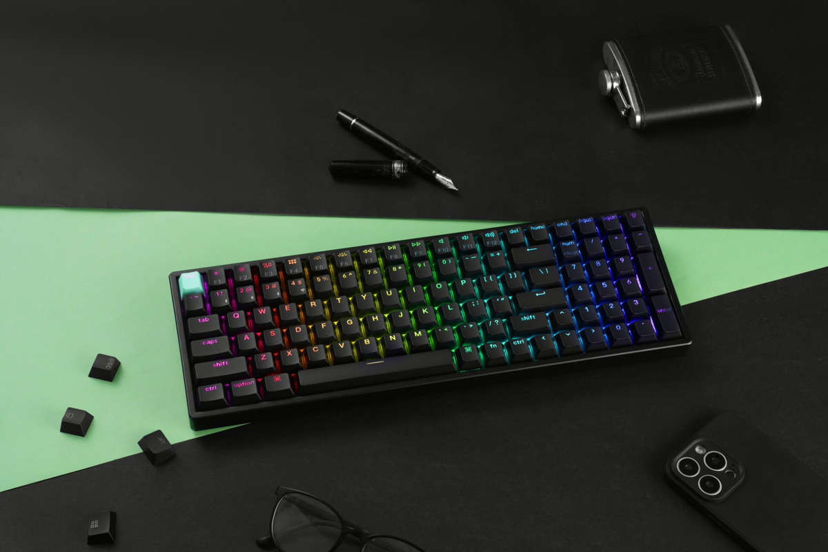 Keychron K4 HE 96% Magnetic Switch Hot-Swap RGB Wireless Keyboard ? Black