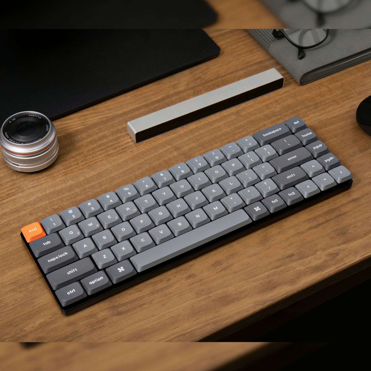 Keychron K7 Max QMK/VIA 65% Wireless Custom Mechanical Keyboard | RED Switches