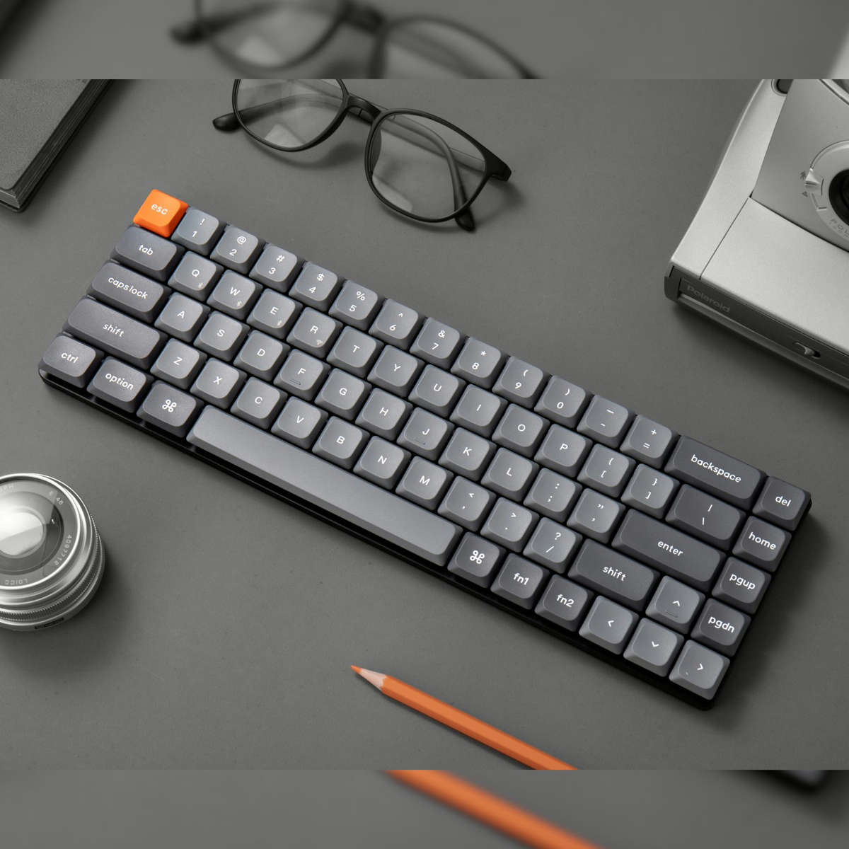 Keychron K7 Max QMK/VIA 65% Wireless Custom Mechanical Keyboard | RED Switches