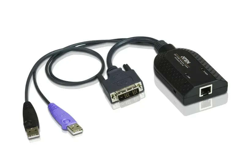 Aten KA7166 USB DVI Virtual Media KVM Adapter with Smart Card Support