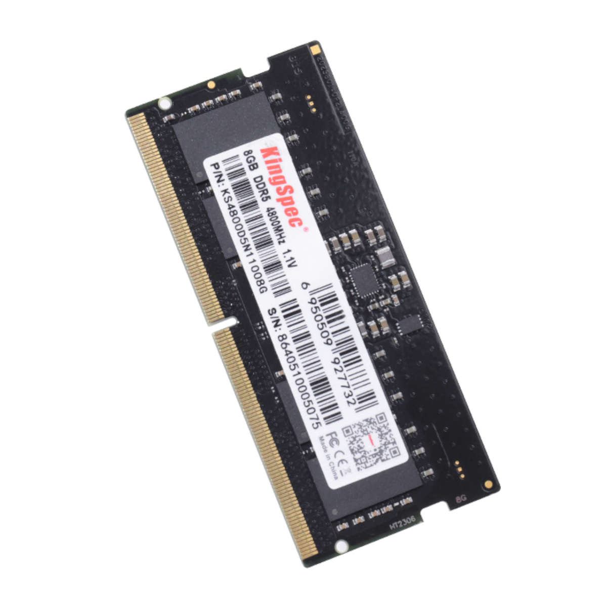 Kingspec 8GB 4800MHz DDR5 SODIMM Notebook Memory
