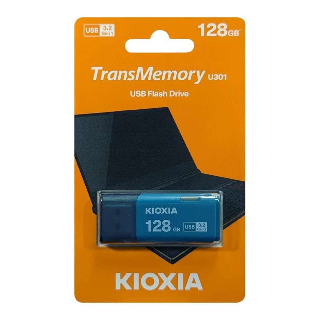 Kioxia TransMemory U301 128GB Type-A Flash Drive Light Blue