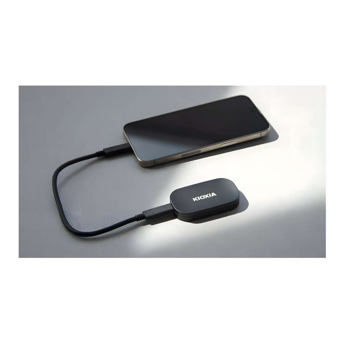 Kioxia Exceria Plus G2 500GB USB-C Black External SSD