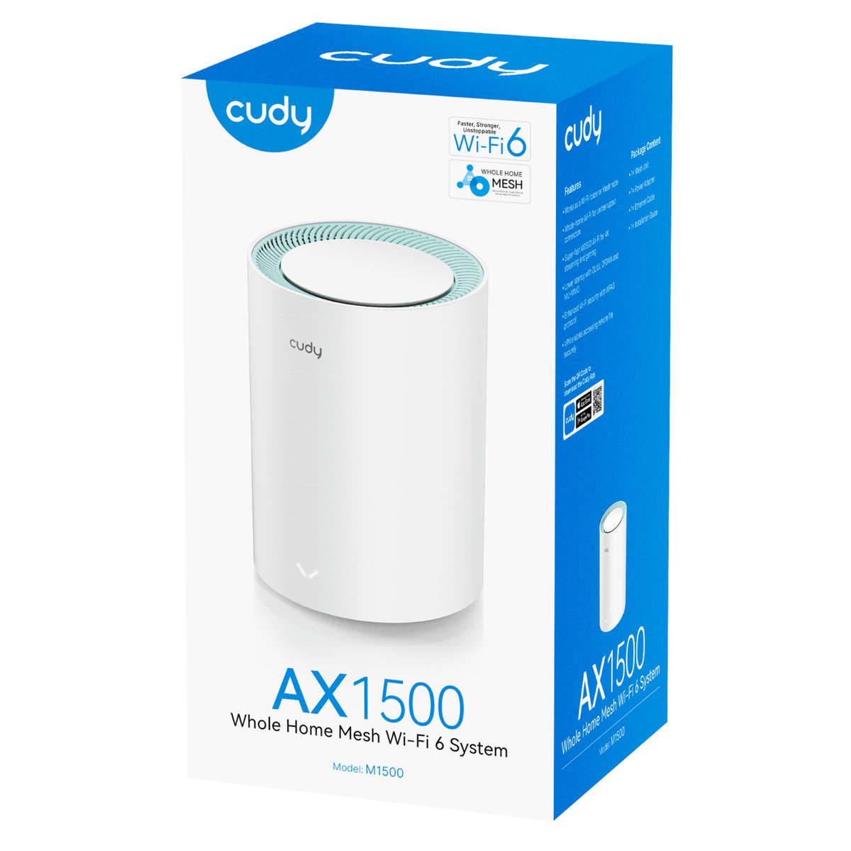 Cudy AX1500 Gigabit Mesh Wi-Fi 6 System  1 Pack