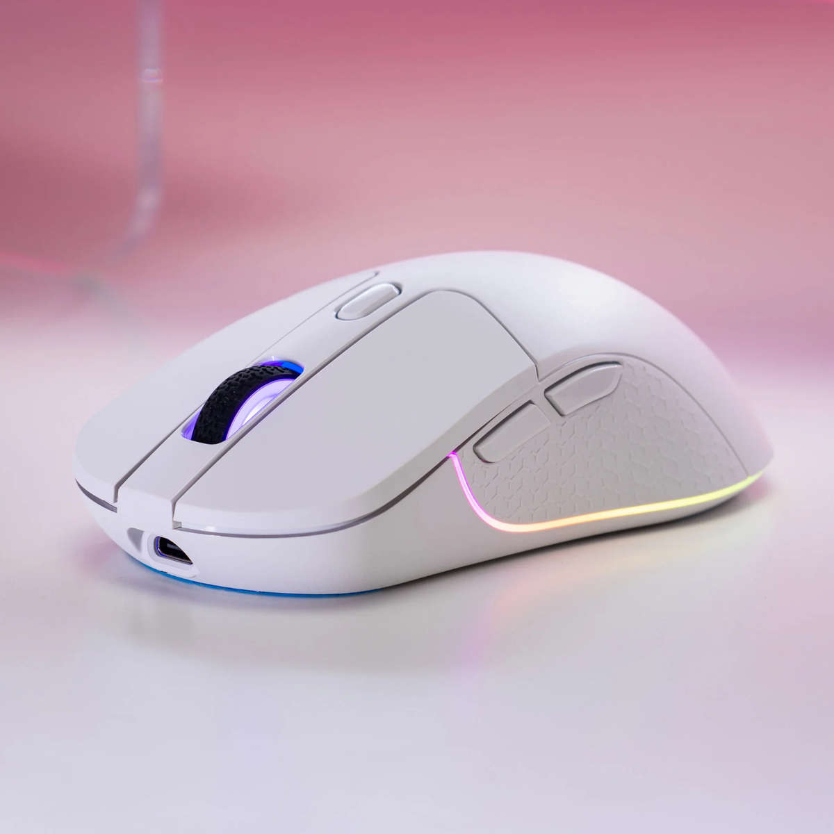 Keychron M3 RGB Wireless Optical Mouse - White