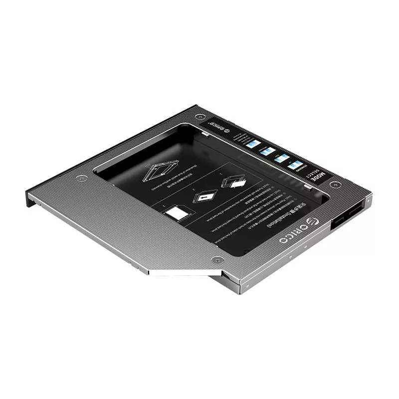 Orico 9.0mm/9.2mm/9.5mm SATA3.0 Optical Caddy Drive - Silver