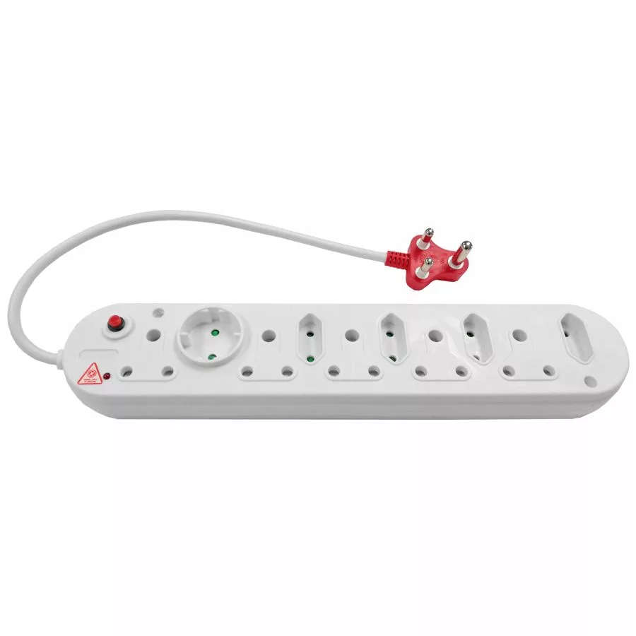 Scoop Surge Protected 10-way Multiplug with 0.5m Cord