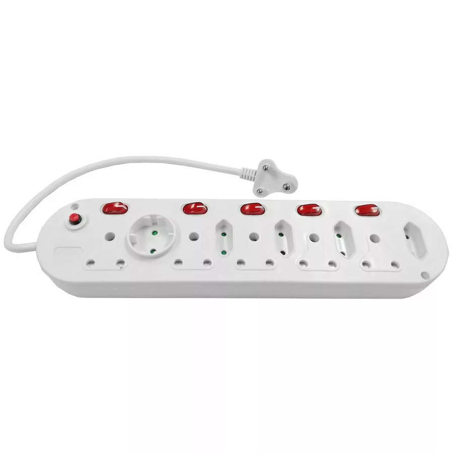 Scoop 10-way Multiplug with Switches 0.5m