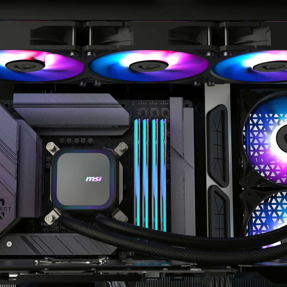 MSI MAG Coreliquid A13 360 AIO Liquid CPU Cooler - Black