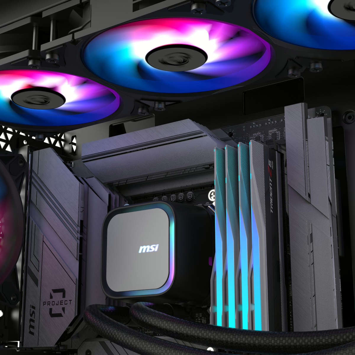 MSI MAG Coreliquid A13 360 AIO Liquid CPU Cooler - Black