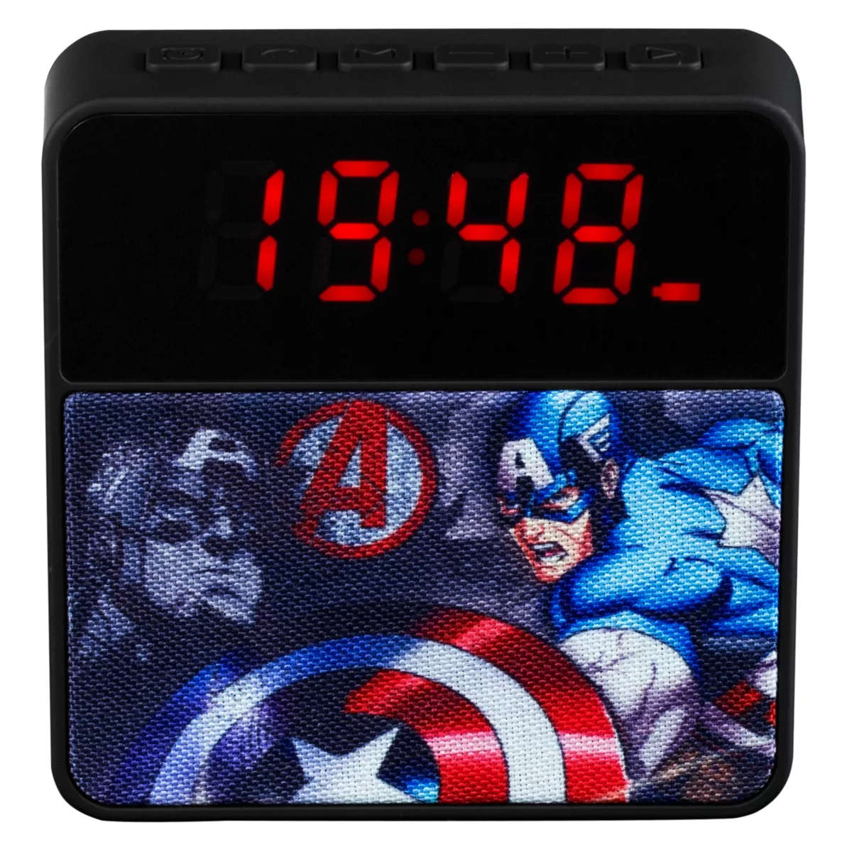 Marvel Alarm Clock Radio Bluetooth Speaker - Avengers-Boys