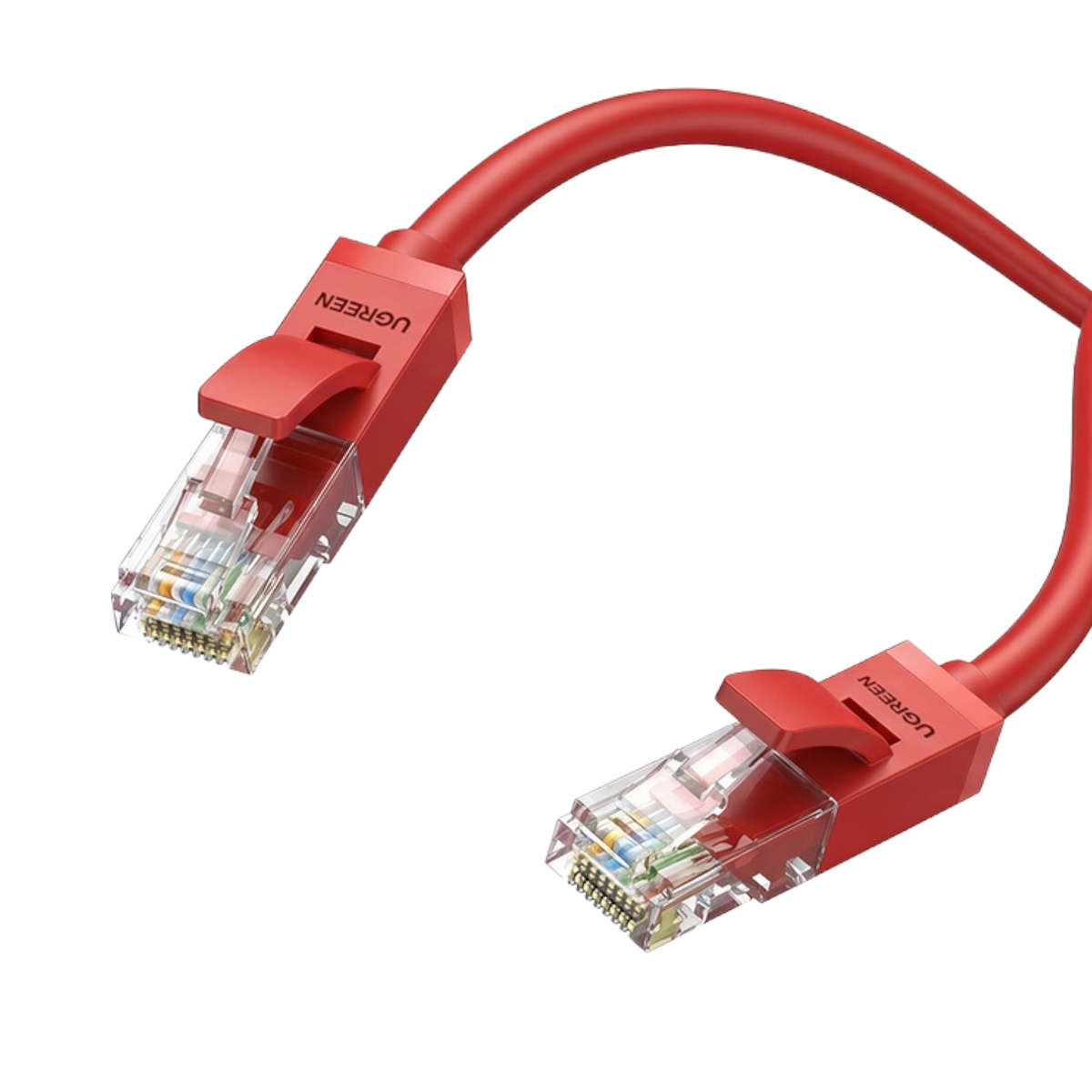 UGREEN RJ45 CAT6 1m LAN Network Cable  (1Gbps, 250MHz)  Red
