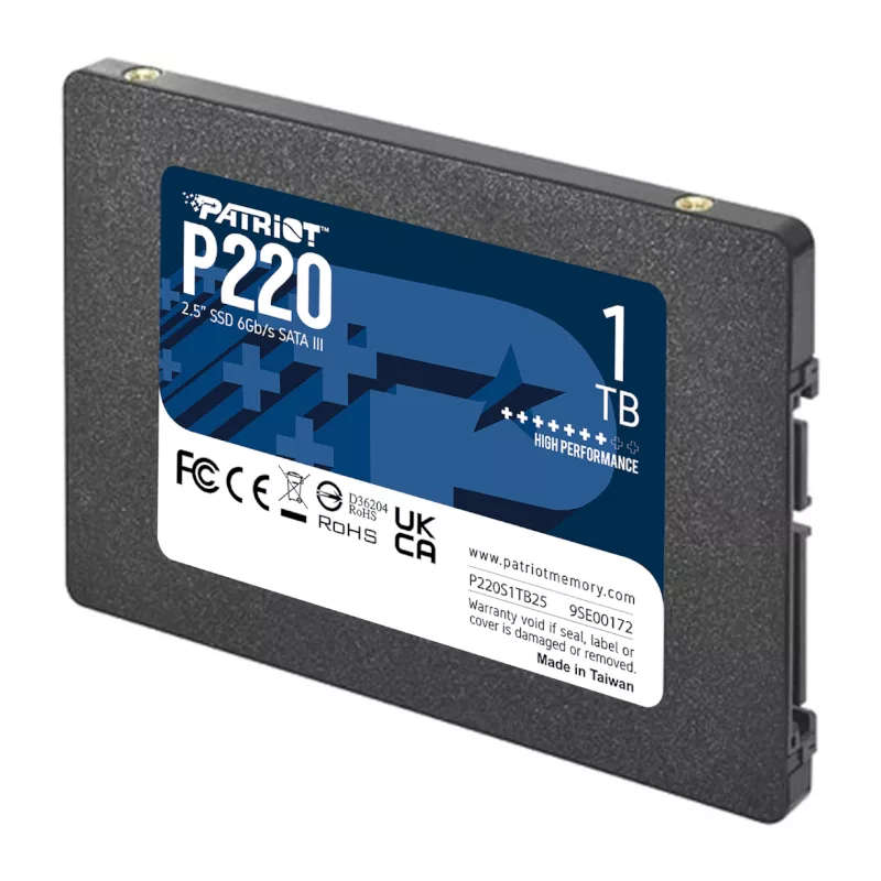 Patriot Memory P220 2.5-inch 1TB Serial ATA III Internal SSD