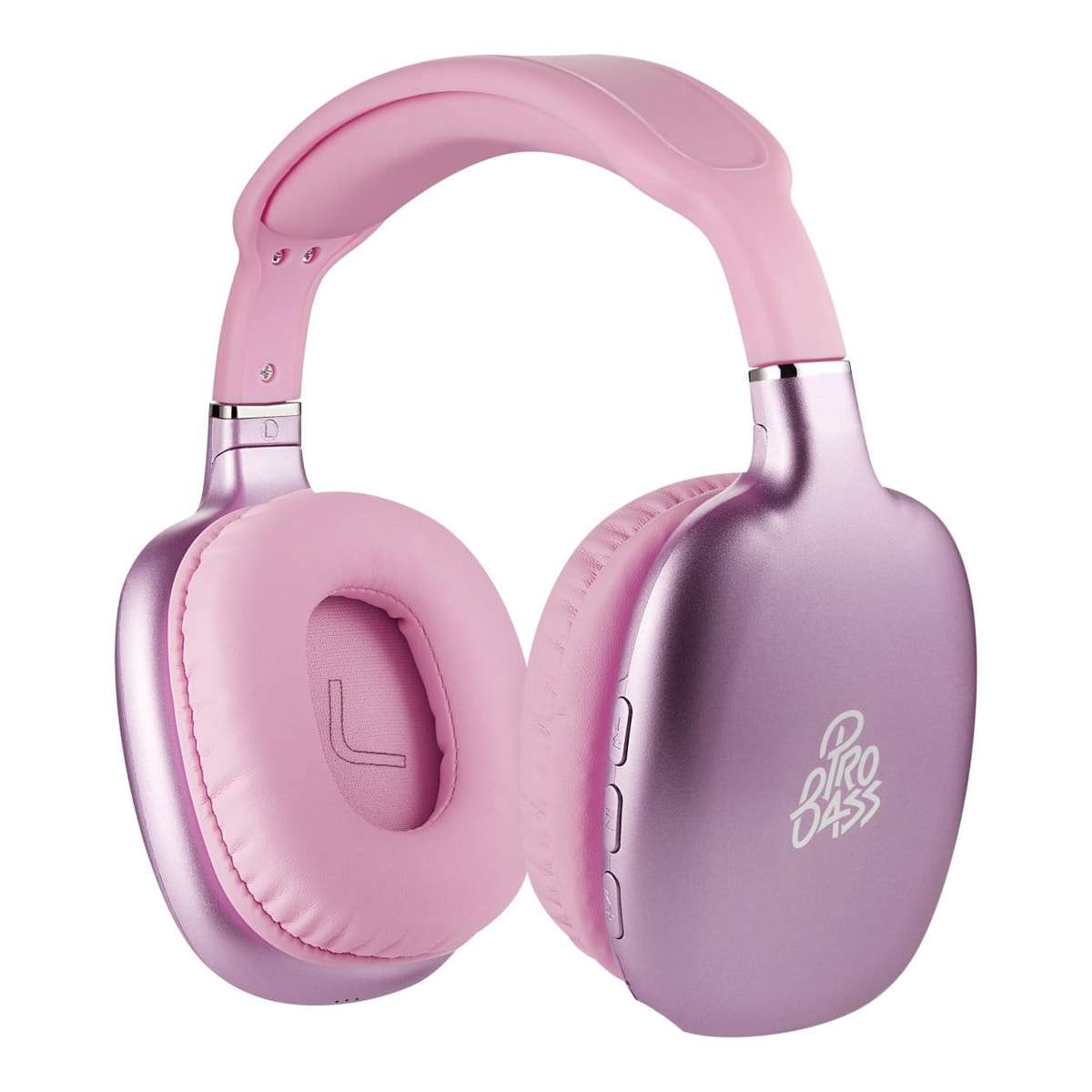 Pro Bass Retro Wireless Headphone Pink